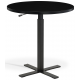 Boost Gas Lift Single Leg Table for Round Tops